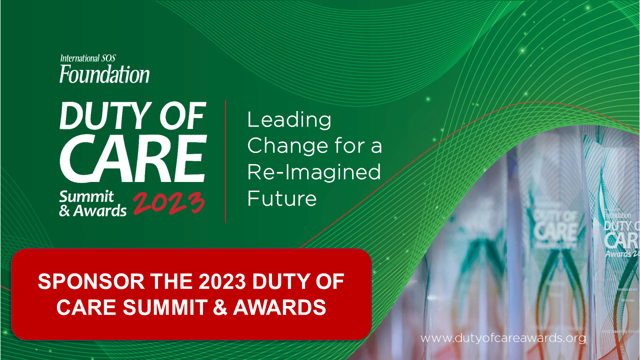 Sponsor the 2023 Duty of Care Summit and Awards 